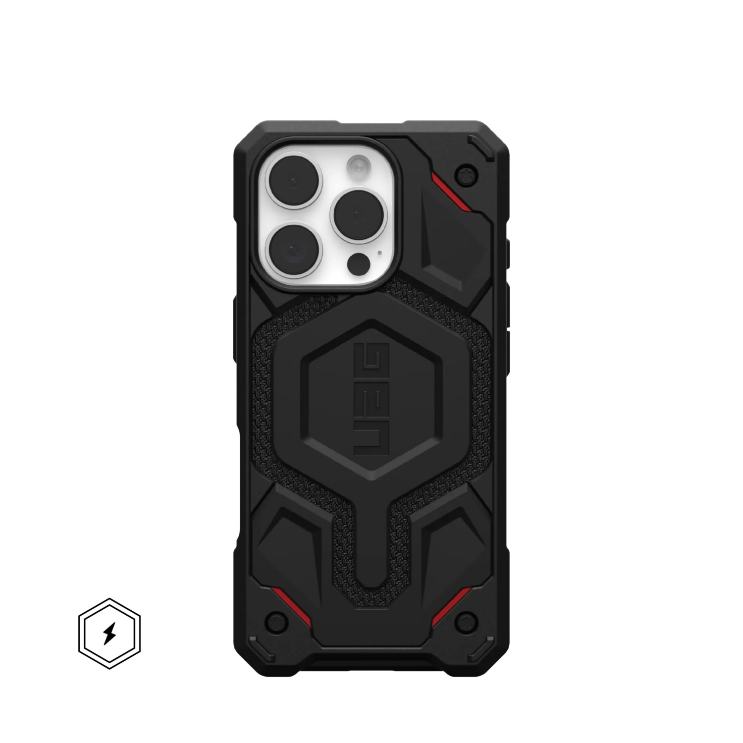 Чохол UAG для Apple iPhone 16 Pro Monarch Pro Magsafe, Kevlar Black (114456113940)фото