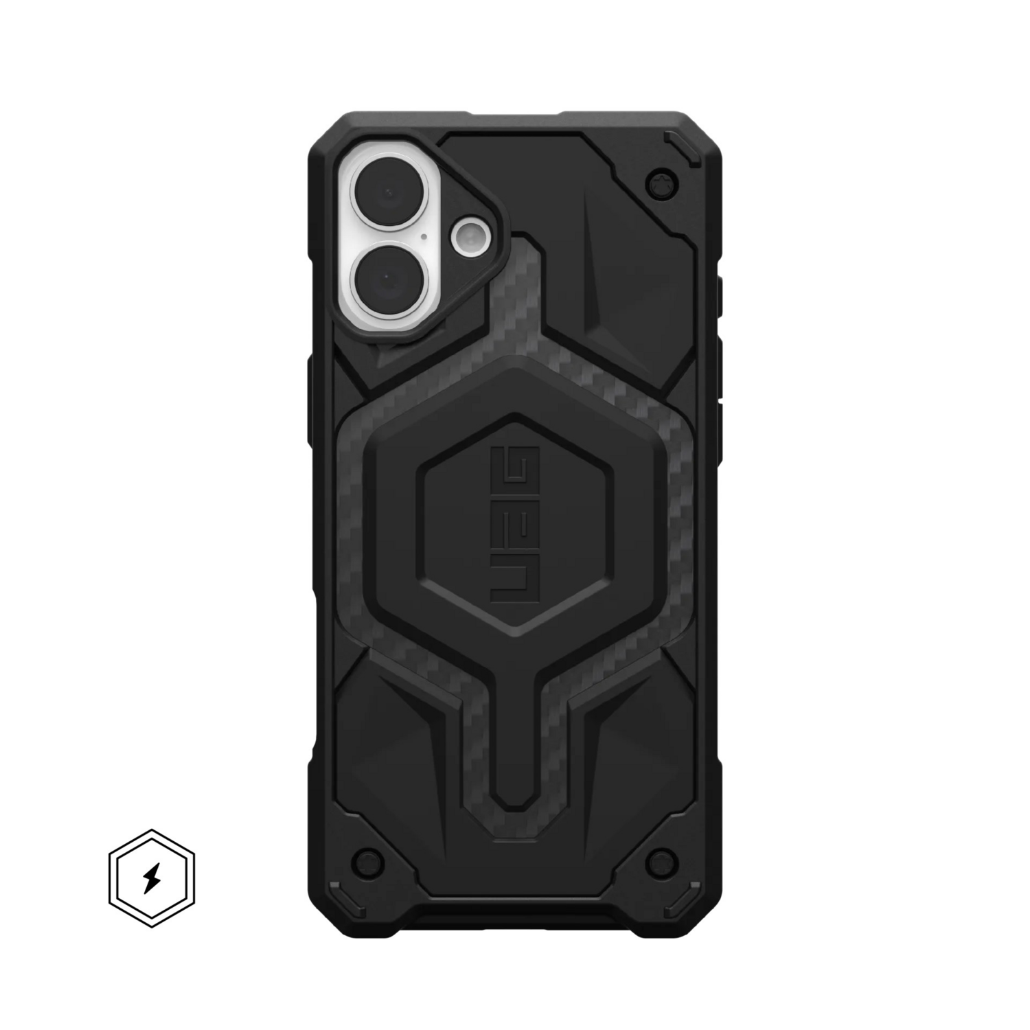 Чехол UAG для Apple iPhone 16 Plus Monarch Pro Magsafe, Carbon Fiber (114455114242) фото 