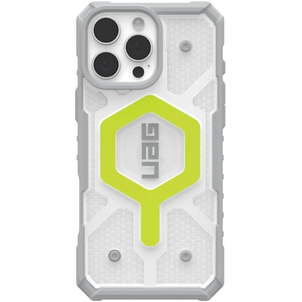 

Чехол UAG для Apple iPhone 16 Pro Max Pathfinder Clear Magsafe, Active Neon (114465118181)