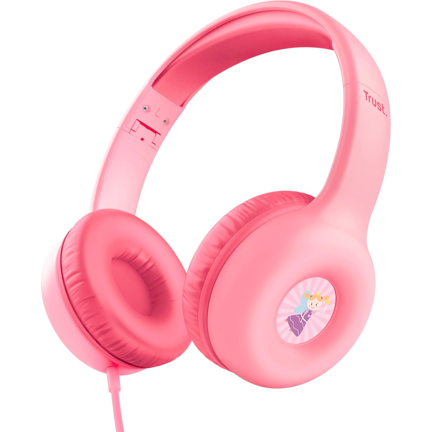 Навушники Trust Nouna Kids Headphones Mic Pink (25277_TRUST)фото