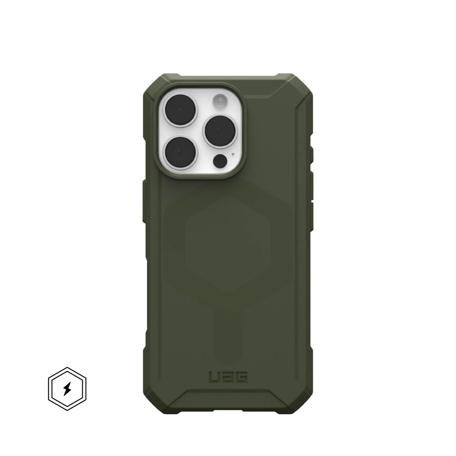 Чехол UAG для Apple iPhone 16 Pro Essential Armor Magsafe, Olive Drab (114448117272) фото 