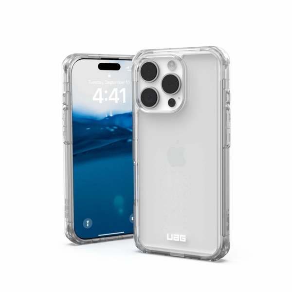 Акція на Чехол UAG для Apple iPhone 16 Pro Plyo, Ice (114484114343) від MOYO