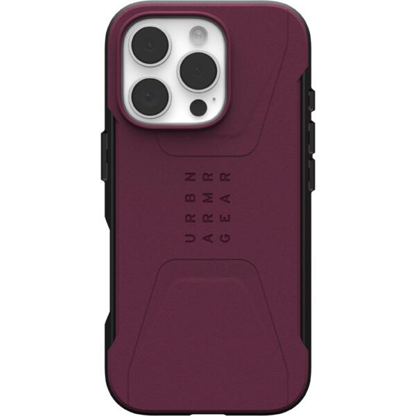

Чехол UAG для Apple iPhone 16 Pro Civilian Magsafe, Bordeaux (114444119049)