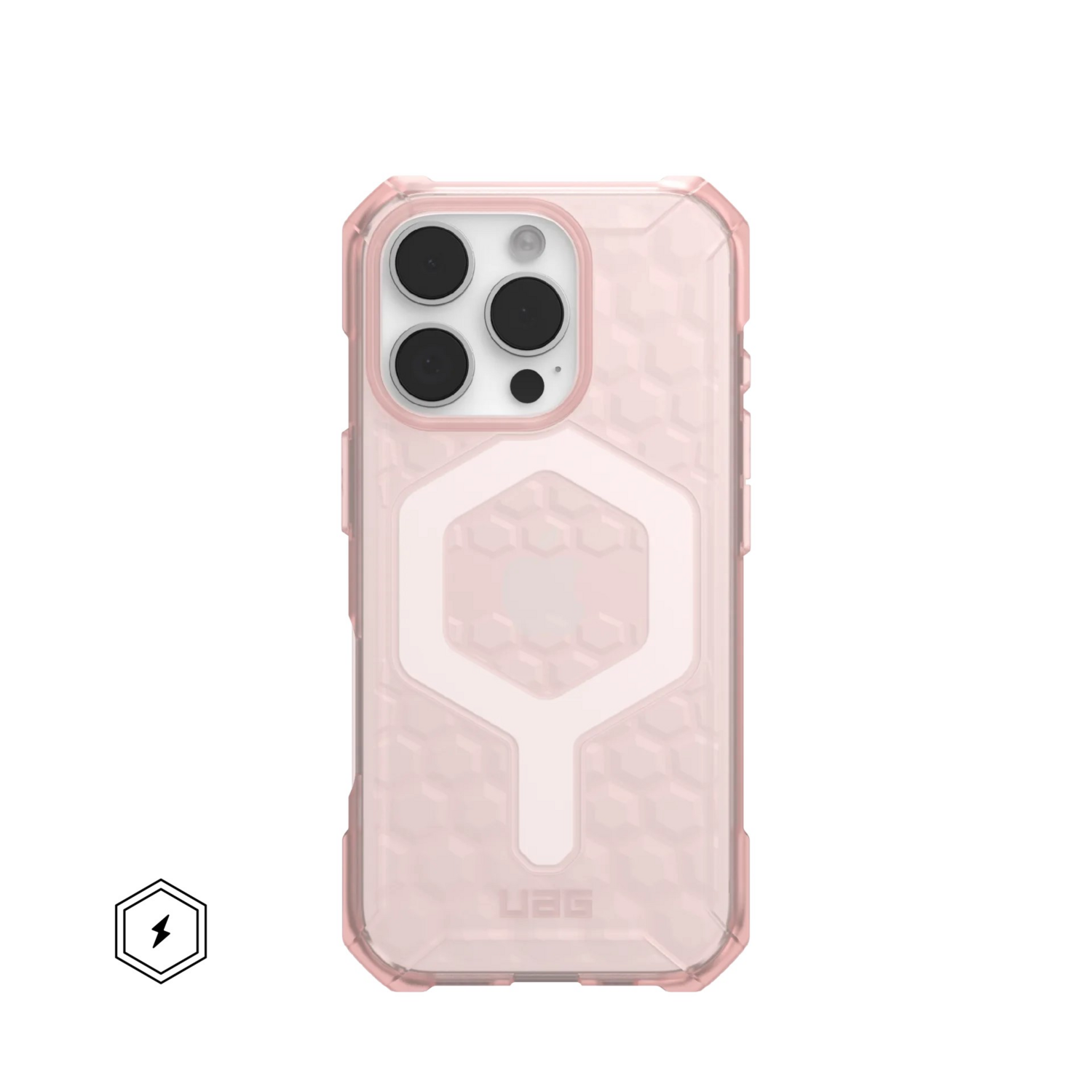 Чехол UAG для Apple iPhone 16 Pro Essential Armor Magsafe, Rose (114448114C4C) фото 