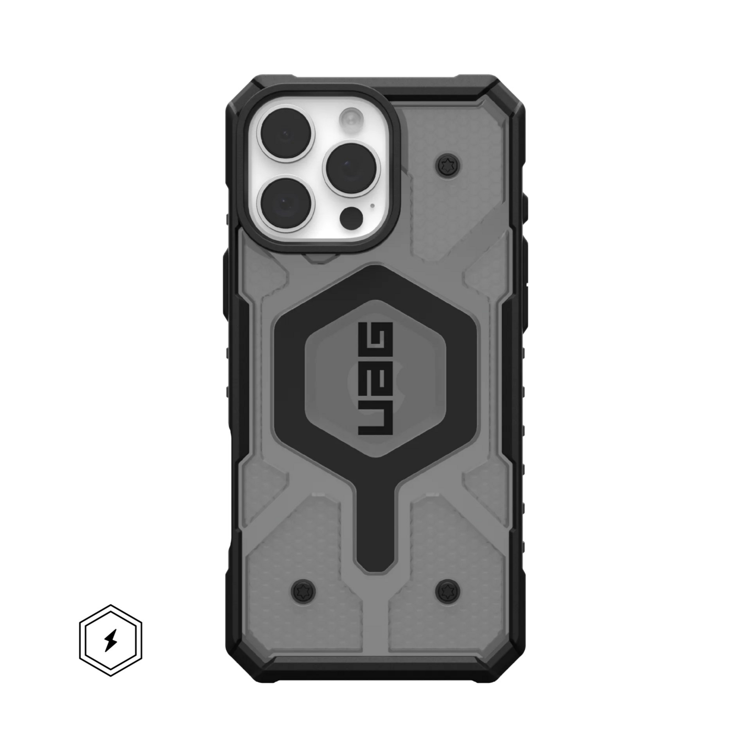 Чохол UAG для Apple iPhone 16 Pro Max Pathfinder Clear Magsafe, Ash (114465113131)фото