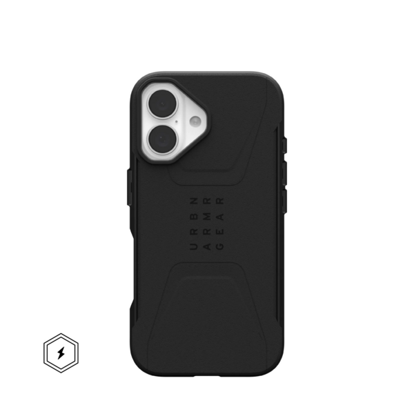 Чехол UAG для iPhone 16, Civilian Magsafe, Black