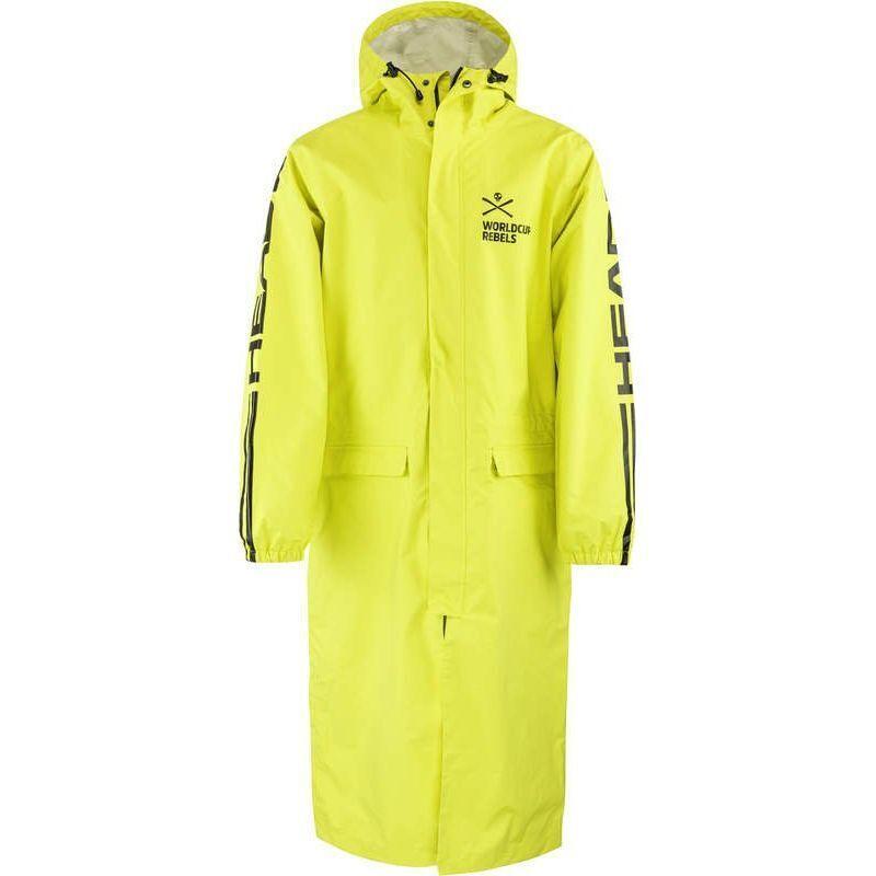 Тренировочный плащ HEAD ( 826012 ) RACE Rain Coat Junior 2024 LM 176 желтый фото 1