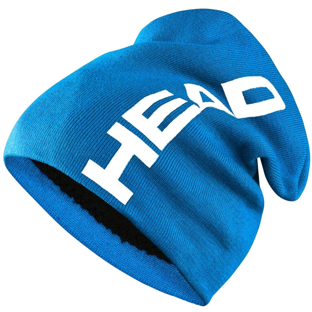 Шапка HEAD ( 827169 ) HEAD Beanie 2024 Ocean/White One size голубой фото 