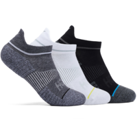 Шкарпетки HOKA ( 1122930 ) NO-SHOW RUN SOCK 3-PACK 2024 White/Black/Grey 38-42 мультиколор