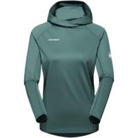 Худи для города Mammut ( 1016-01430 ) Selun FL Sun Hoody Women 2023 dark jade M зеленый