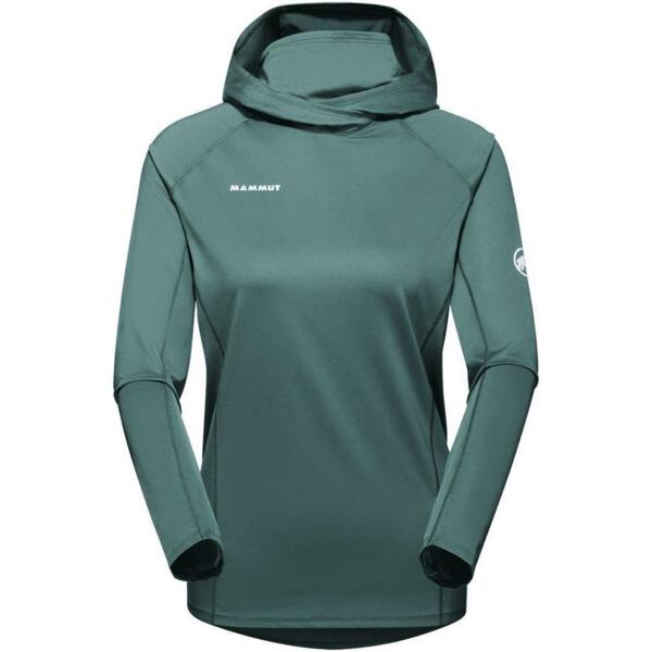 

Худи для города Mammut ( 1016-01430 ) Selun FL Sun Hoody Women 2023 dark jade M зеленый