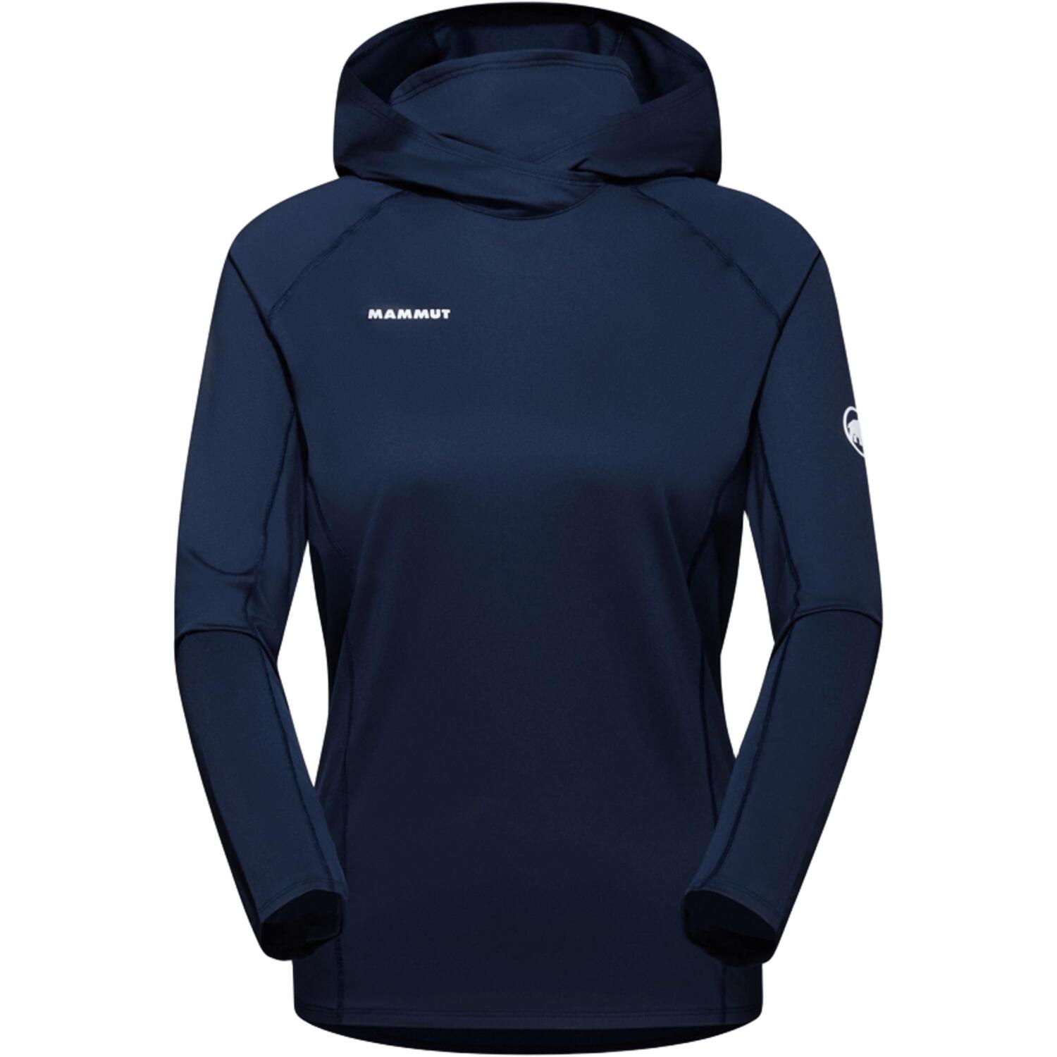 Худи для города Mammut ( 1016-01430 ) Selun FL Sun Hoody Women 2023 marine L синий фото