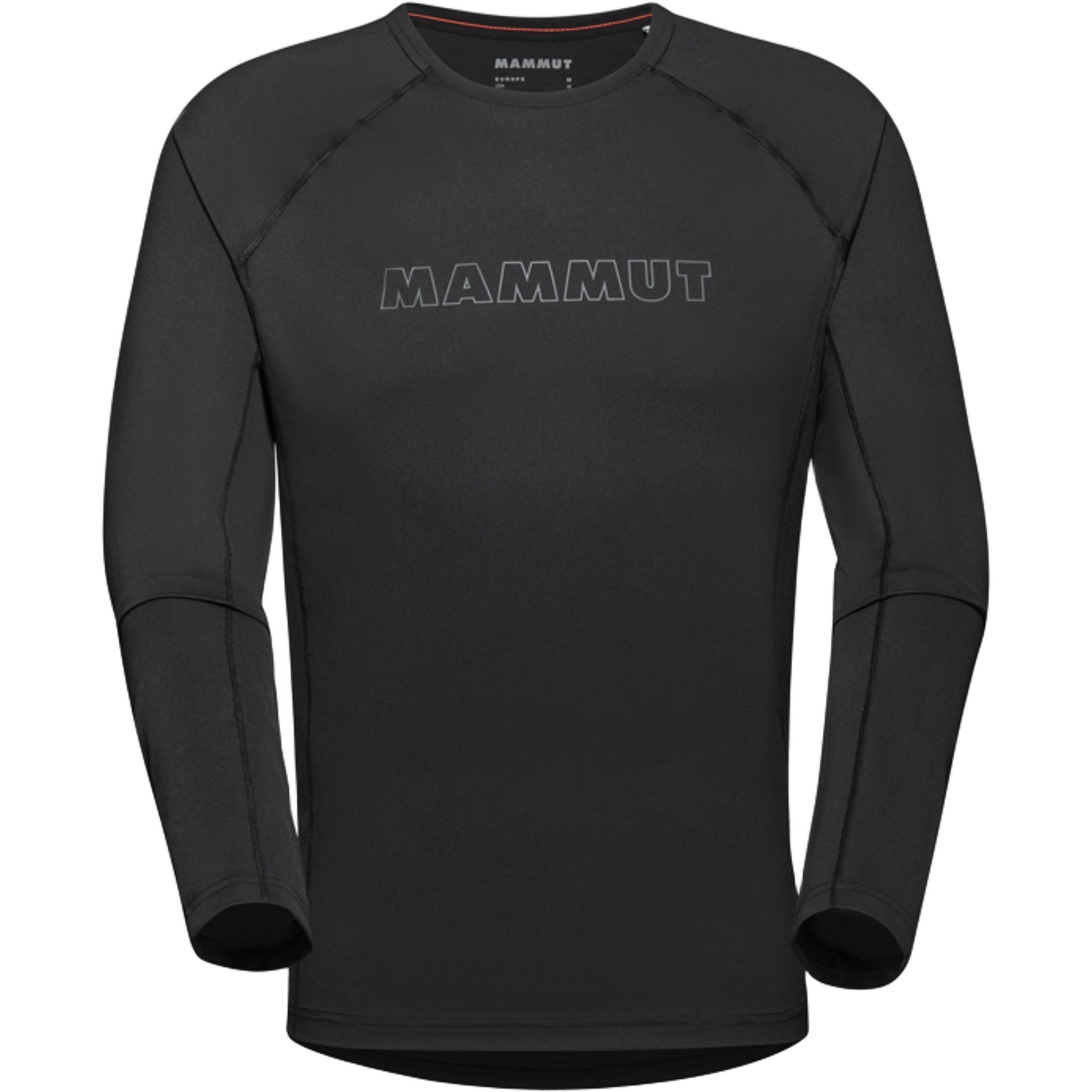 Лонгслів для міста Mammut ( 1016-01440 ) Selun FL Longsleeve Men Logo 2023 black S чорнийфото1