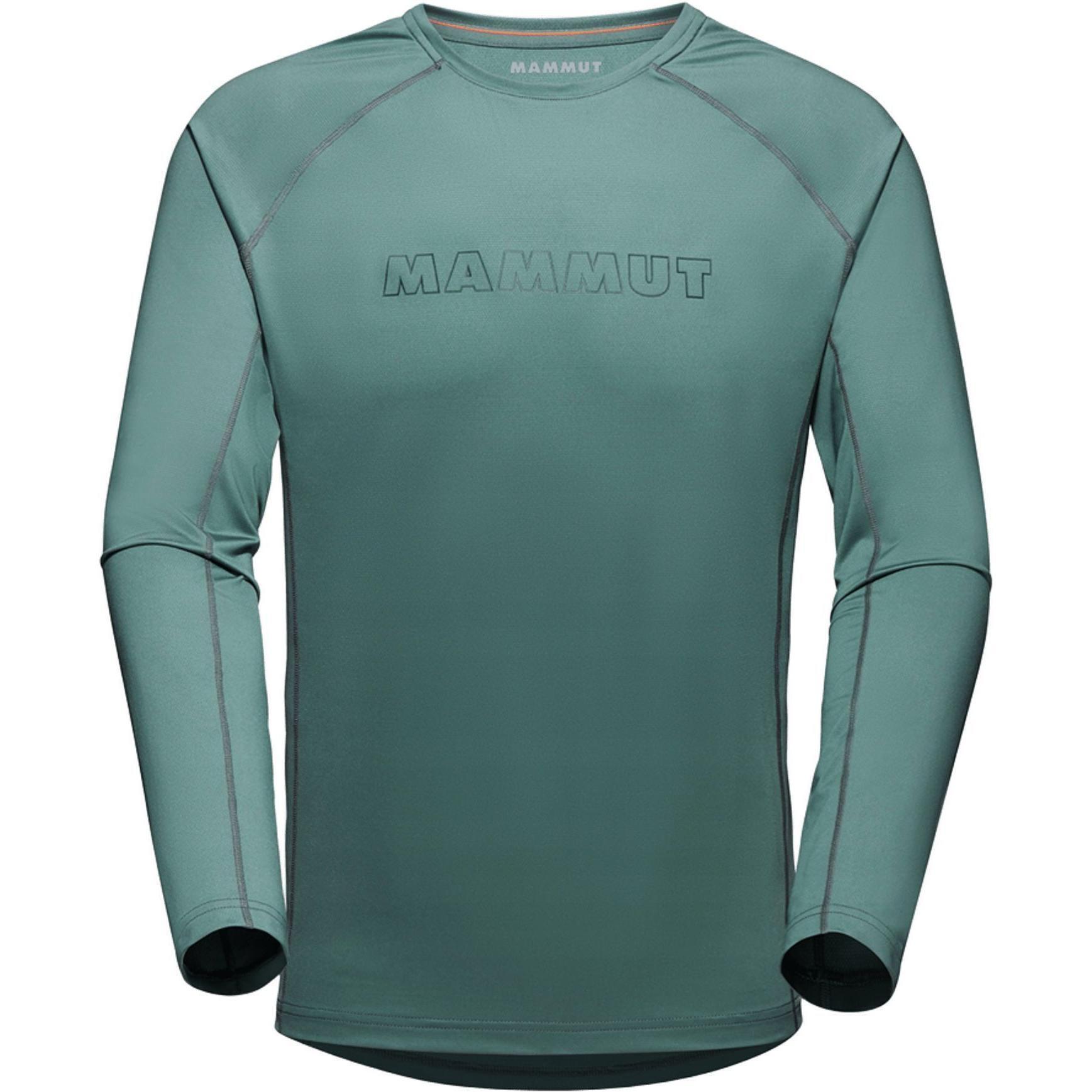 Лонгслів для міста Mammut ( 1016-01440 ) Selun FL Longsleeve Men Logo 2023 dark jade 2XL зеленийфото1