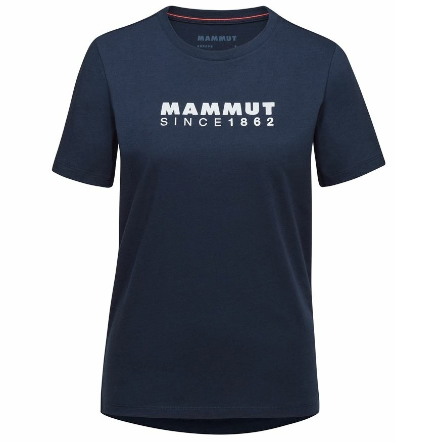 Футболка для города Mammut ( 1017-03902 ) Mammut Core T-Shirt Women Logo 2024 marine L синий фото 