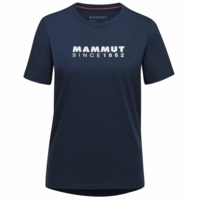 Футболка для города Mammut ( 1017-03902 ) Mammut Core T-Shirt Women Logo 2024 marine L синий