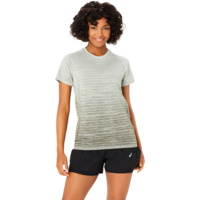 Футболка для бега Asics ( 2012C385 ) SEAMLESS SS TOP 2024 MANTLE GREEN / OLIVE GREY L оливковый