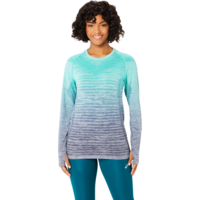 Лонгслив Asics ( 2012C392 ) SEAMLESS LS TOP 2024 AURORA GREEN / BLUE EXPANSE L голубой