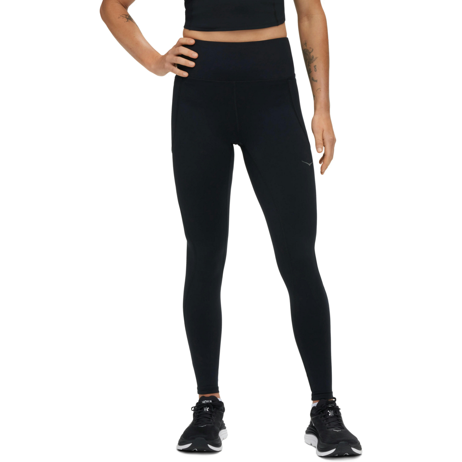 Тайтси HOKA ( 1141763 ) ELARO KNIT TIGHT 27&quot; 2024 BLK L чорнийфото