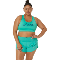 Топ Asics ( 2012C573 ) CORE ASICS LOGO BRA 2024 AURORA GREEN/RICH TEAL L зелений