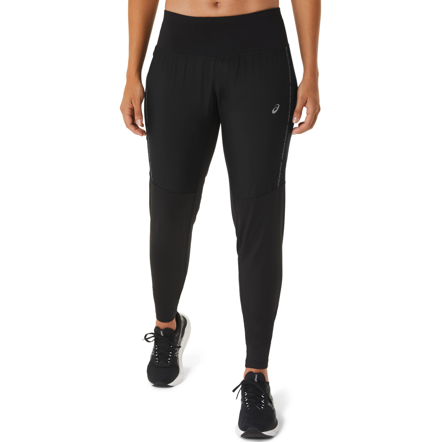 Штаны для бега Asics ( 2012C746 ) RACE PANT 2023 001 BLACK/BLACK M черный фото 