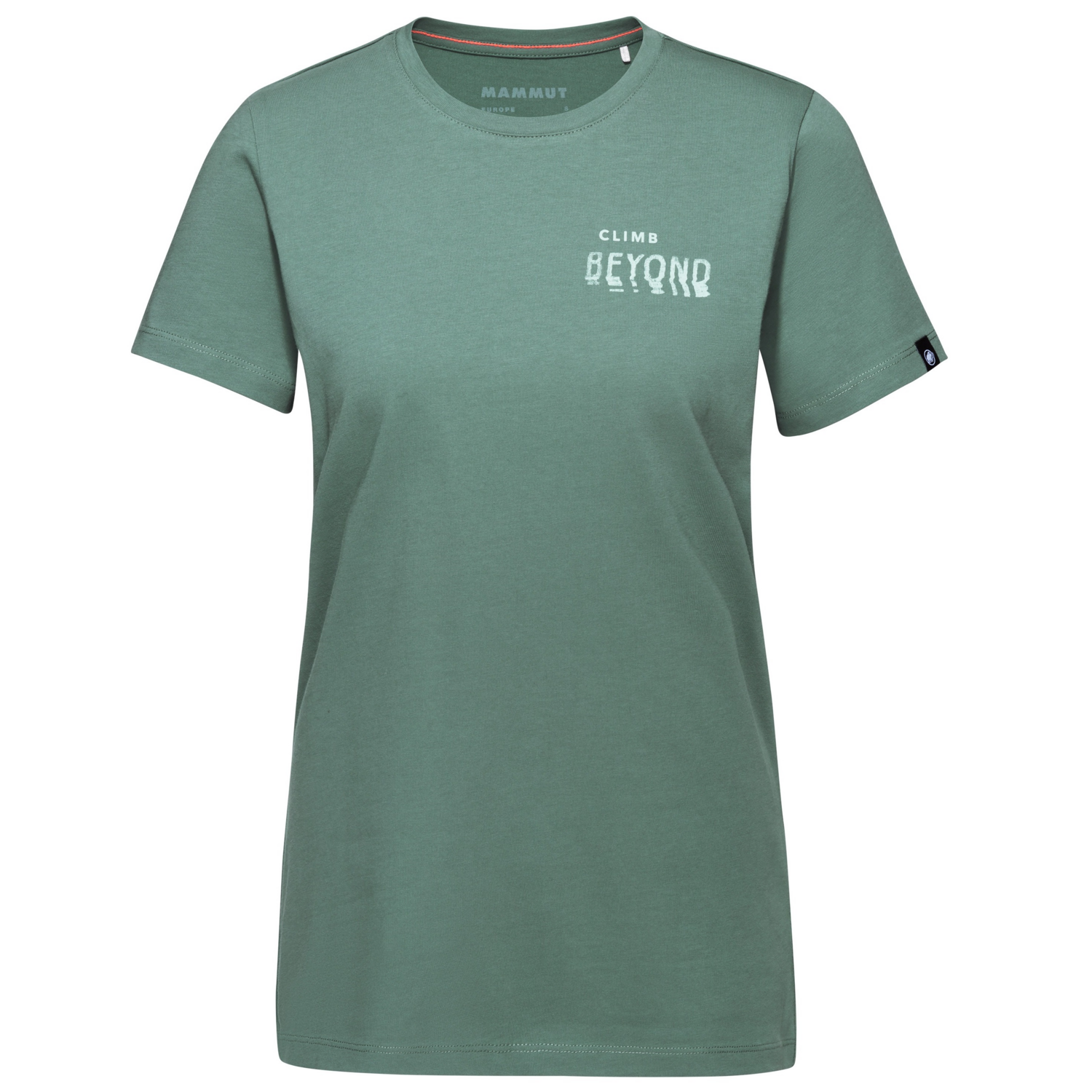 Футболка для города Mammut ( 1017-05242 ) Massone T-Shirt Women Dreaming 2024 dark jade M зеленый фото 