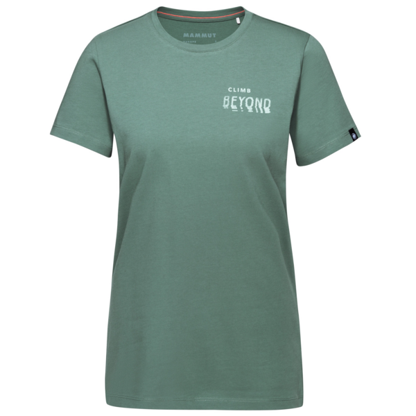 

Футболка для города Mammut ( 1017-05242 ) Massone T-Shirt Women Dreaming 2024 dark jade M зеленый