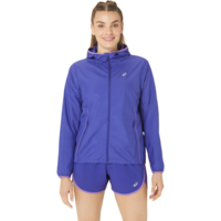 Куртка для бега Asics ( 2012C861 ) ICON LIGHT PACKABLE JACKET 2023 400 AQUARIUM/VIBRANT YELLOW L синий