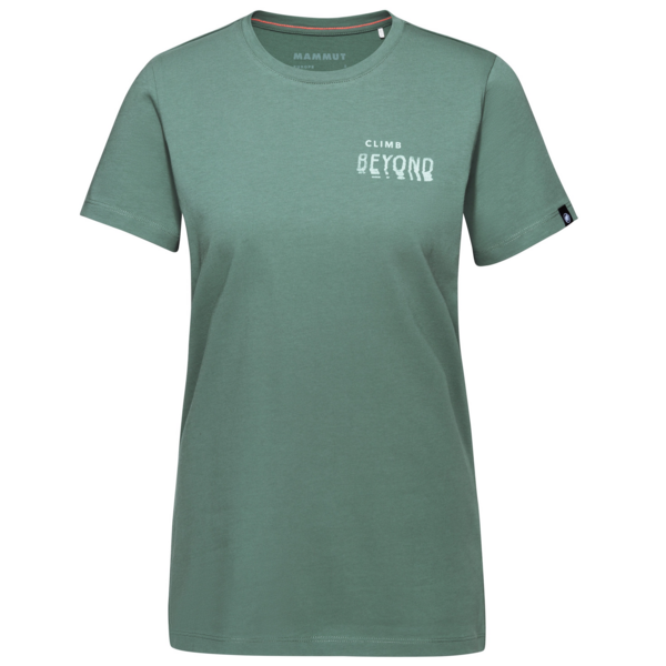 

Футболка для города Mammut ( 1017-05242 ) Massone T-Shirt Women Dreaming 2024 dark jade L зеленый