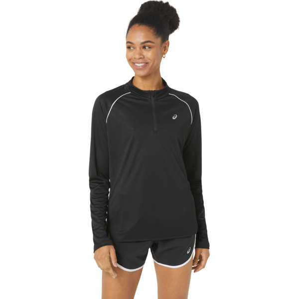 

Лонгслив для бега Asics ( 2012C867 ) ICON 1/2 ZIP LS TOP 001 BLACK/BLACK M черный