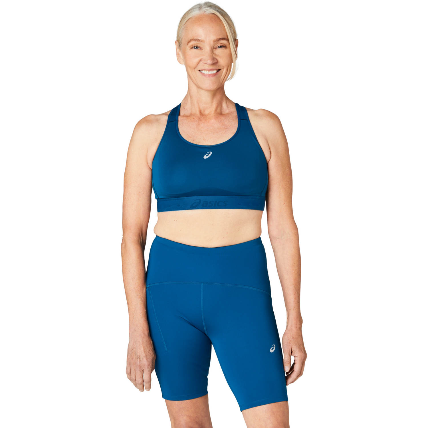 Топ Asics ( 2012C995 ) ROAD COMPRESSION BRA 2024 RICH NAVY L синійфото