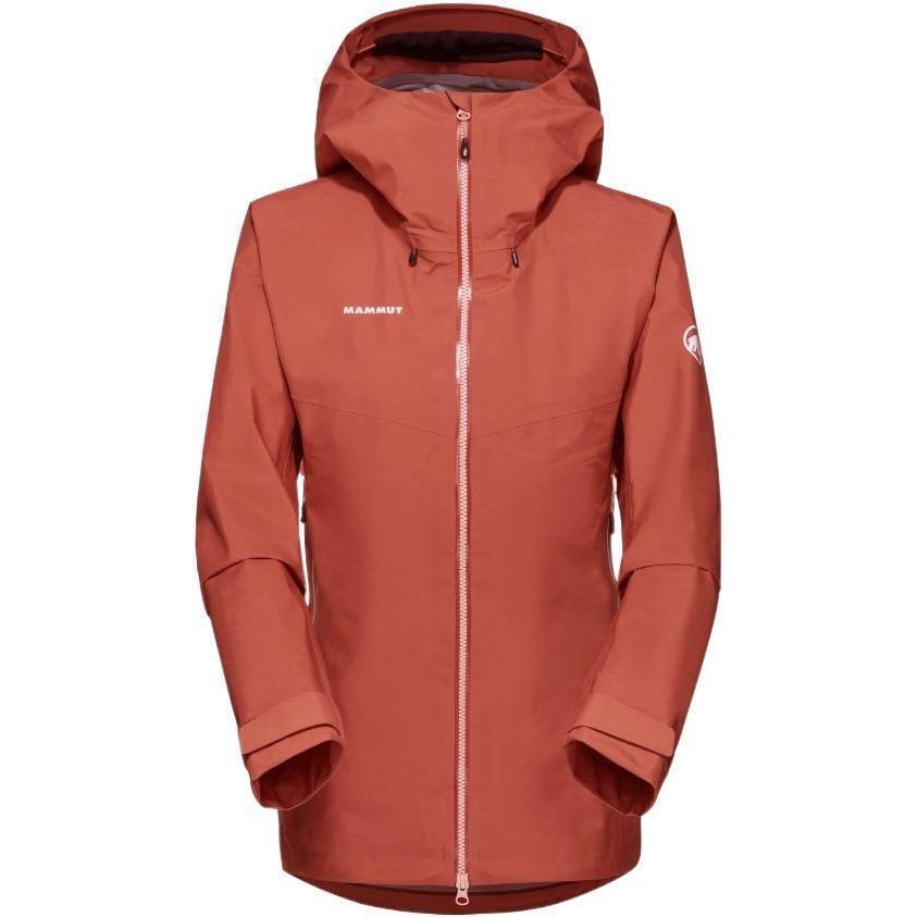Куртка для туризма Mammut ( 1010-30161 ) Crater IV HS Hooded Jacket Women 2024 brick S оранжевый фото