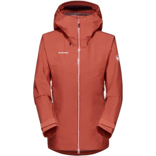 

Куртка для туризма Mammut ( 1010-30161 ) Crater IV HS Hooded Jacket Women 2024 brick S оранжевый