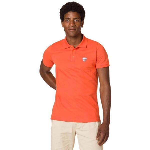 Футболки поло ROSSIGNOL ( RLKMY01 ) LOGO POLO 2024 432 M помаранчевийфото