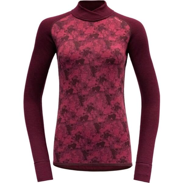 

Термолонгслив Devold ( GO 323 226 A ) KVITEGGA MERINO 230 CROSS NECK WMN 2023 740A BEETROOT L бордовый
