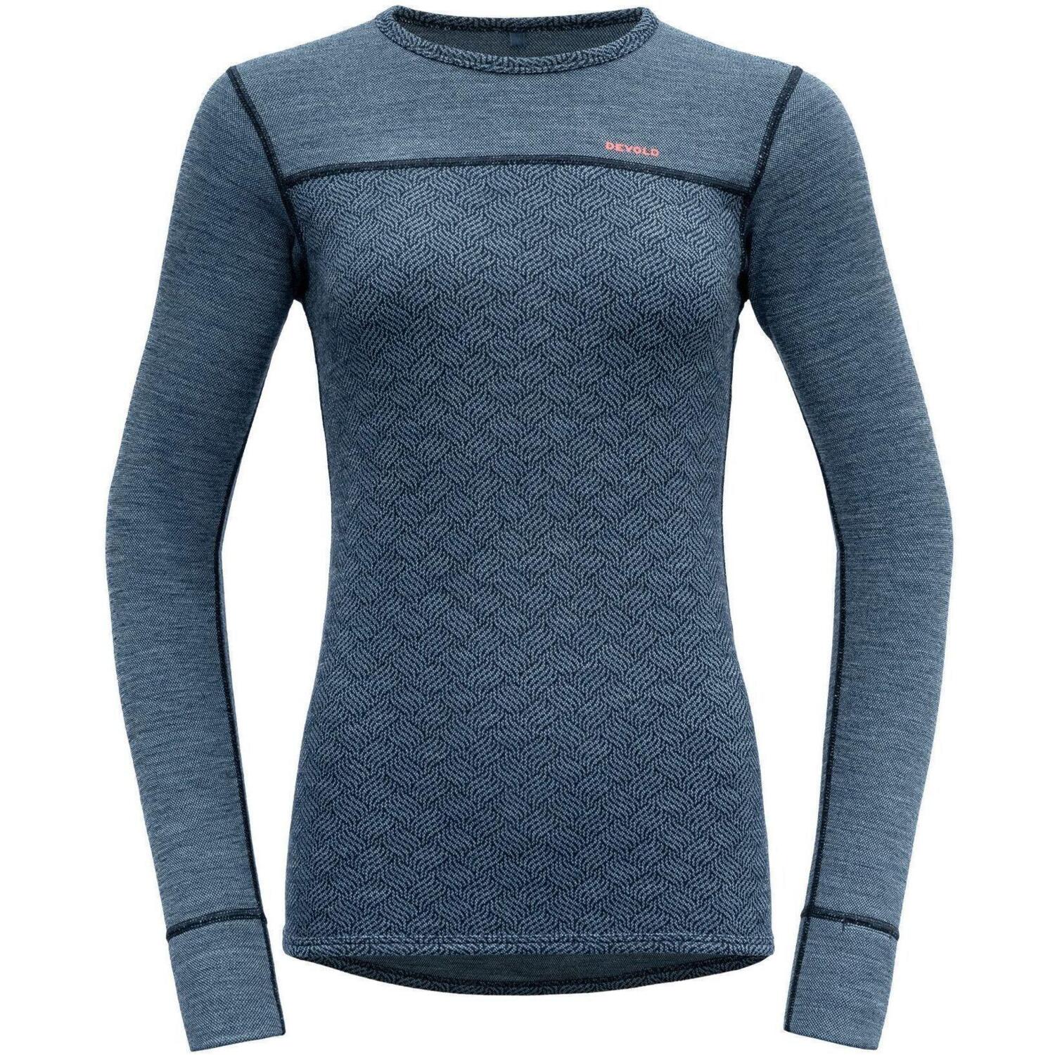 Термолонгслив Devold ( GO 325 227 A ) KVITEGGA MERINO 230 SHIRT W 2023 284A INK XS синий фото