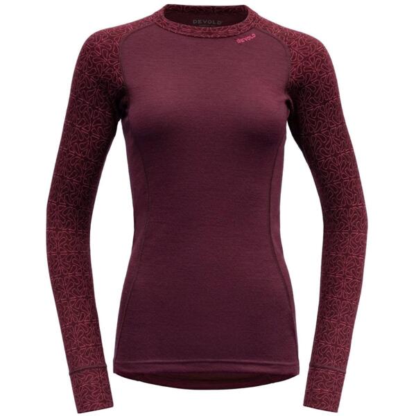 

Термолонгслив Devold ( GO 328 226 A ) DUO ACTIVE MERINO 205 SHIRT W 2023 744A PORT XS бордовый
