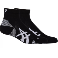 Шкарпетки Asics ( 3013A800 ) 2PPK CUSHION RUN QUARTER SOCK 2024 002 PERFORMANCE BLACK/PERFORMANCE BLACK I (35-38) чорний