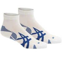 Носки Asics ( 3013A800 ) 2PPK CUSHION RUN QUARTER SOCK 2024 100 BRILLIANT WHITE/ASICS BLUE I (35-38) белый