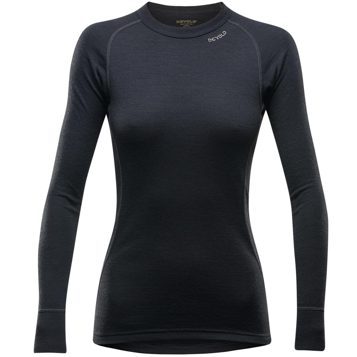 Термолонгслив Devold ( GO 237 226 A ) DUO ACTIVE MERINO 205 SHIRT W 2023 951A BLACK L черный фото