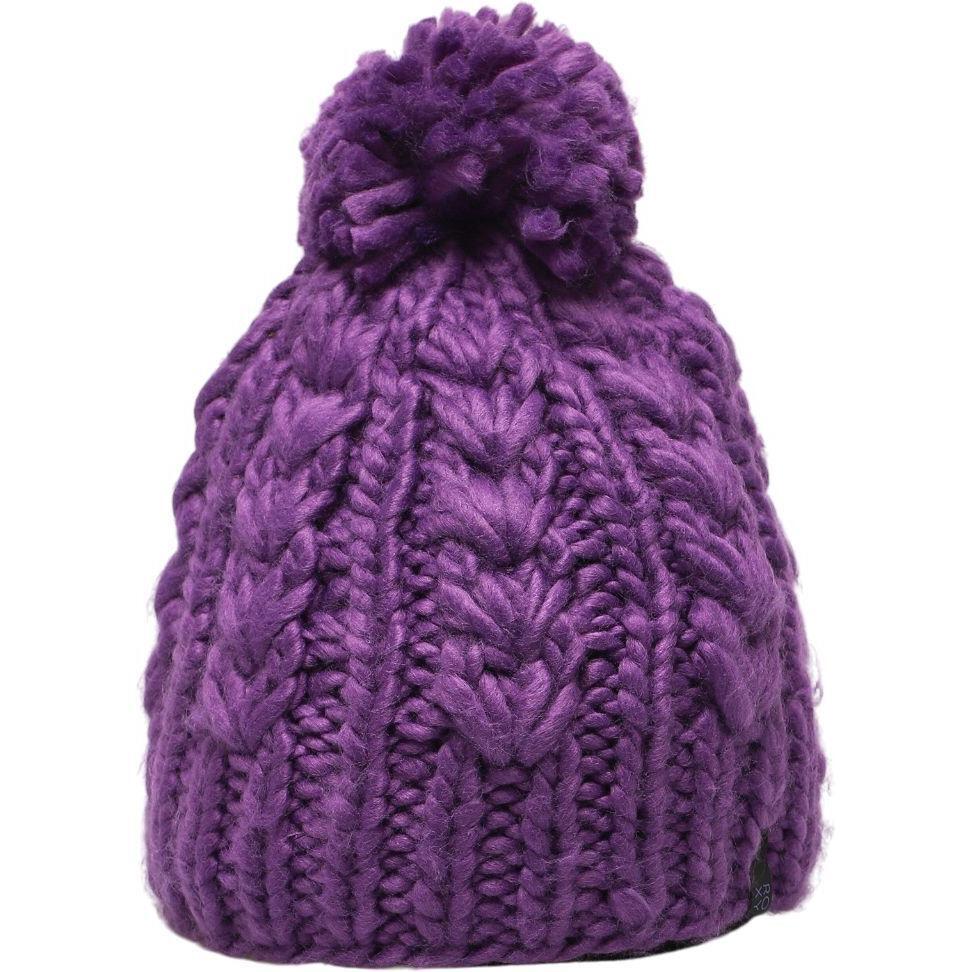 Шапка ROXY ( ERJHA03871 ) WINTERBEANIE HDWR 2022 PPR0 PANSY One size фиолетовый фото 1