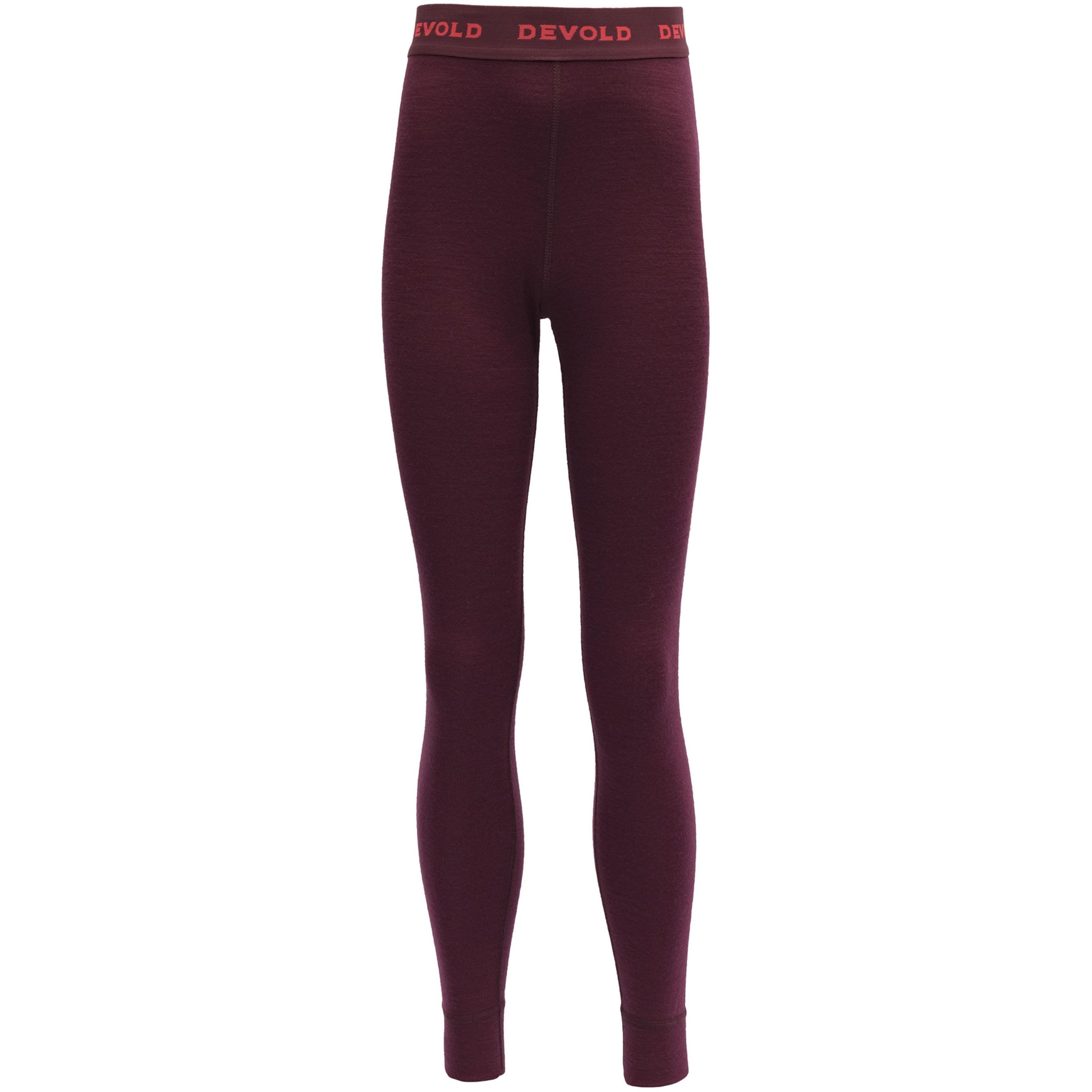 Термоштани Devold ( GO 237 108 A ) DUO ACTIVE JUNIOR LONG JOHNS 2023 744A PORT 14 (164 см) бордовийфото1
