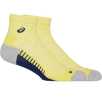 Шкарпетки Asics ( 3013A979 ) PERFORMANCE RUN SOCK QUARTER 2024 BRIGHT YELLOW/BLUE EXPANSE I (35-38) жовтий