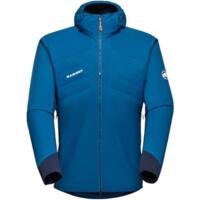 Куртка для туризму Mammut ( 1013-02150 ) Rime Light IN Flex Hooded Jacket Men 2024 deep ice-marine L синій