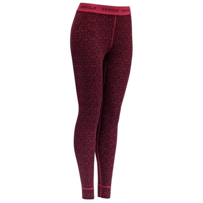 Термоштаны Devold ( GO 328 110 A ) DUO ACTIVE MERINO 205 LONGS W 2023 744A PORT M бордовый фото