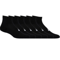 Шкарпетки Asics ( 3033B720 ) 6PPK QUARTER SOCK 2024 001 PERFORMANCE BLACK I (35-38) чорний