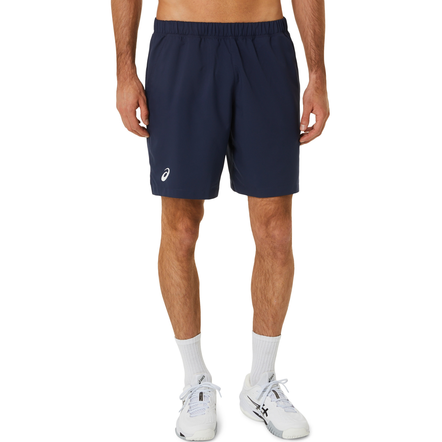 Шорты Asics ( 2041A261 ) MEN COURT 9IN SHORT 2024 MIDNIGHT S синий фото 