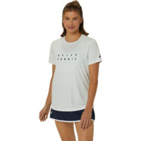 Футболка для тенісу Asics ( 2042A259 ) WOMEN COURT GRAPHIC TEE 2024 PALE MINT S білий