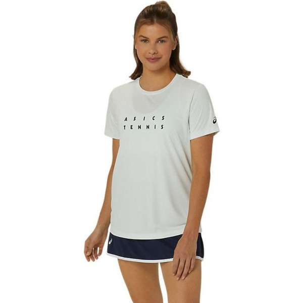 

Футболка для тенниса Asics ( 2042A259 ) WOMEN COURT GRAPHIC TEE 2024 PALE MINT S белый