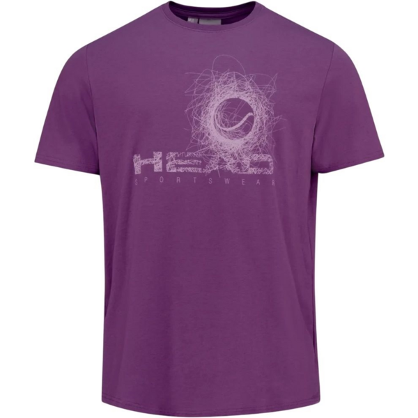 

Футболка HEAD ( 811463 ) VISION T-Shirt Men 2023 LC L фиолетовый